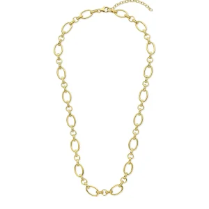 Bibbiena Poppi Clara 925 sterling zilver gold plated Schakelketting