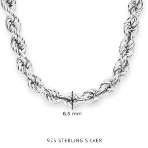 Bibbiena Poppi Viviana 925 sterling zilver Ketting met twist