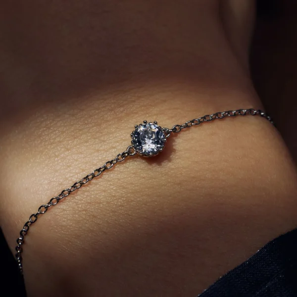 Cento Luci Rosia 925 sterling zilveren armband met zirkonia steen