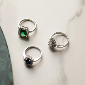 Mia Colore Bianca 925 sterling zilveren ring met zirkonia steen