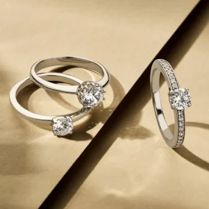 Ponte Vecchio Sofia 925 sterling zilveren ring met zirkonia steen