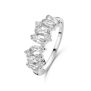 Santa Maria della Base 925 sterling zilveren ring met zirkonia stenen