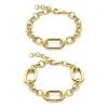 Sorprendimi 925 sterling zilveren gold plated armband giftset
