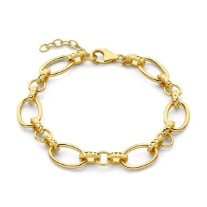 Sorprendimi 925 sterling zilveren gold plated armband giftset