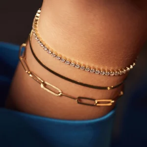 Sorprendimi 925 sterling zilver gold plated armband giftset