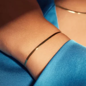 Sorprendimi 925 sterling zilver gold plated Ketting en armband giftset