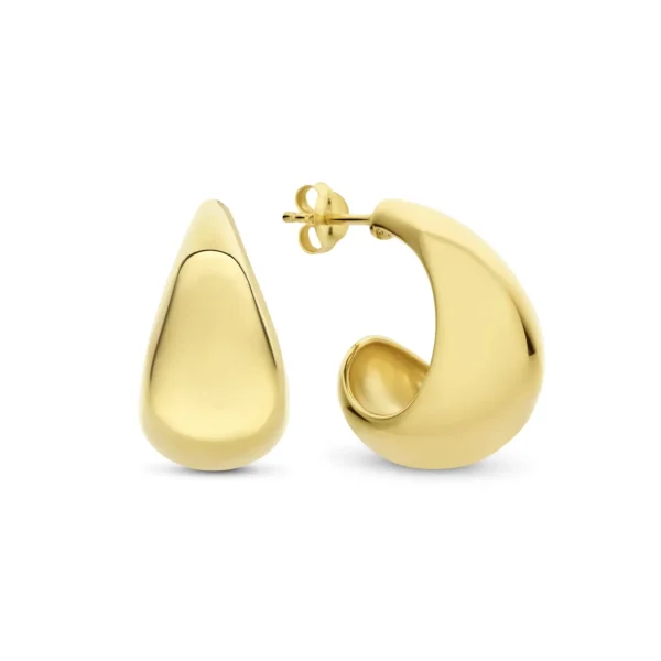 Sorprendimi 925 sterling zilveren gold plated oorbellen set