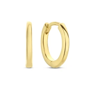 Sorprendimi 925 sterling zilveren gold plated orringen met zirkonia stenen