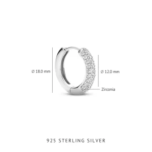 Sorprendimi 925 sterling zilveren oorbellen bezet met zirkonia stenen
